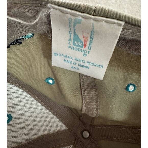 Vintage Charlotte Hornets Snapback Hat Official Licensed NBA Twill 1990's Rare - Picture 5 of 6